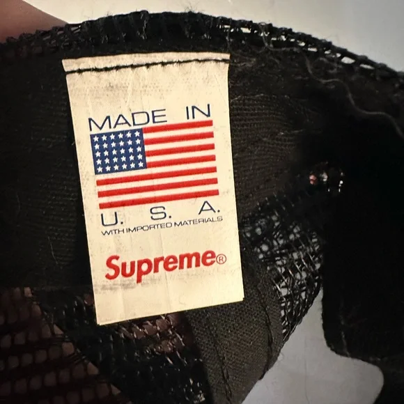 Supreme Black Mesh Cap - Picture 3 of 3